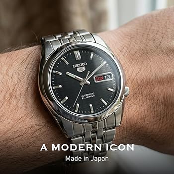 Amazon.com: SEIKO SNK361 Automatic Watch for Men 5-7S Collection